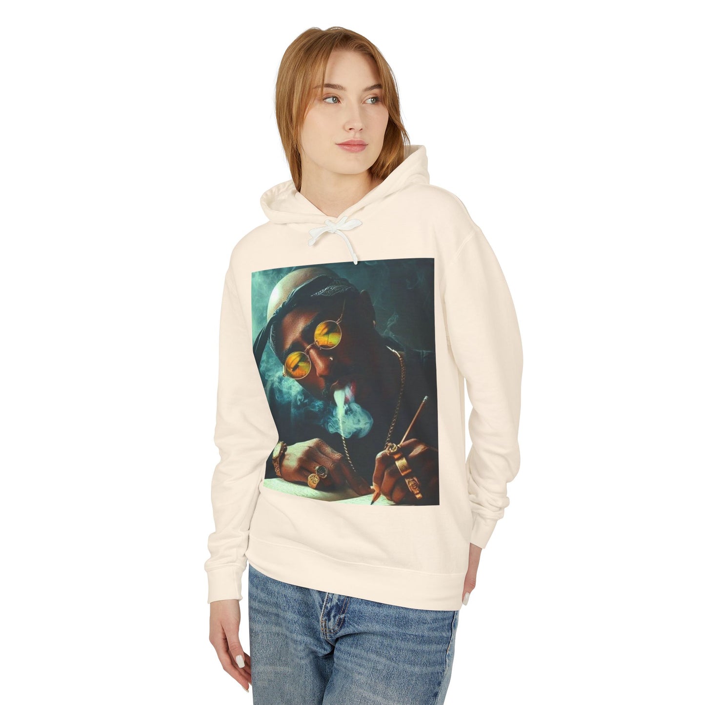 Trendy Unisex Hoodie with Artistic Design, Perfect for Self Love Days, Gift for Hip-Hop Fans, Stylish Streetwear, Cozy Layering