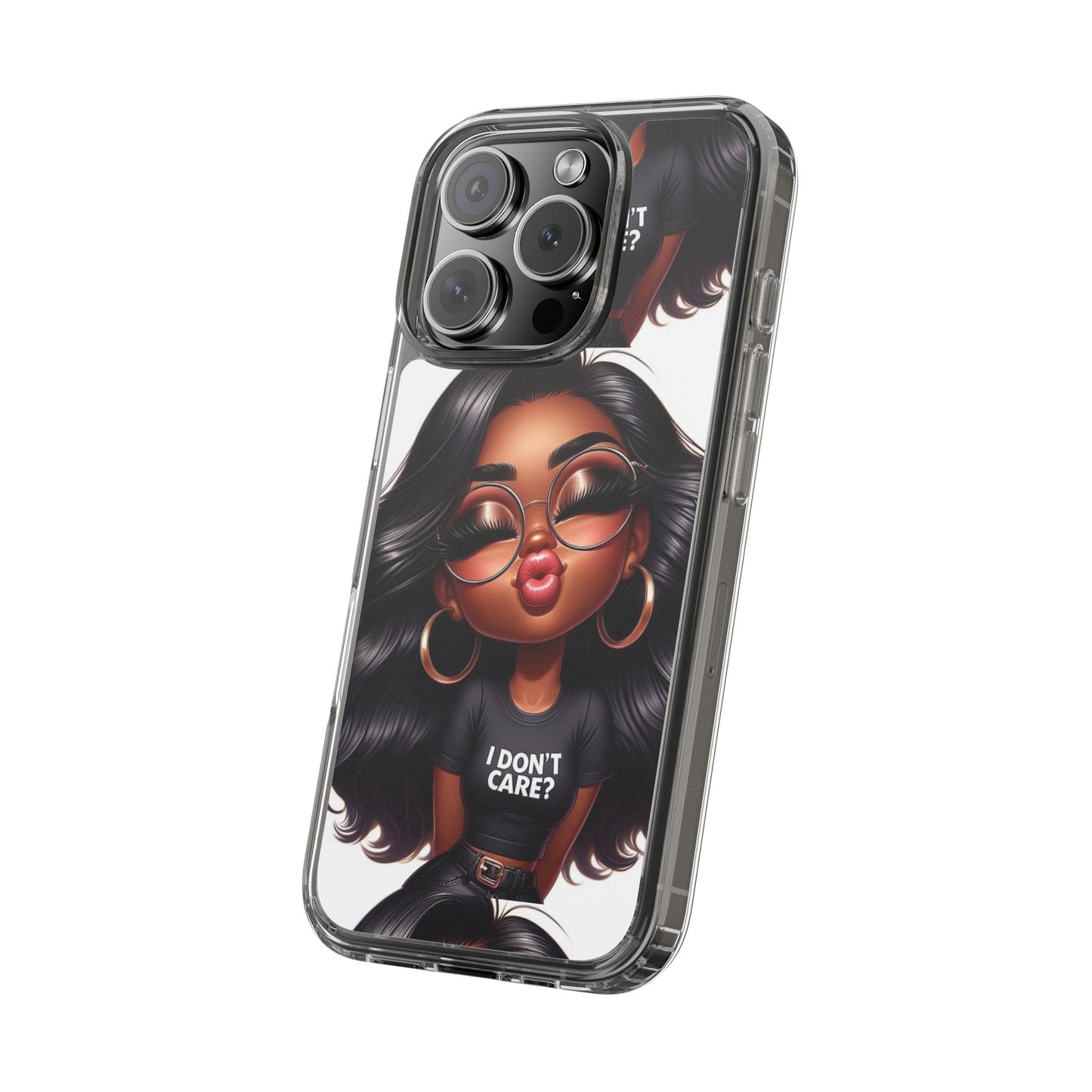 Trendy Phone Case with Attitude, Clear iPhone Cover, Fun Gift for Her, Stylish Phone Accessory, Perfect for Everyday Use