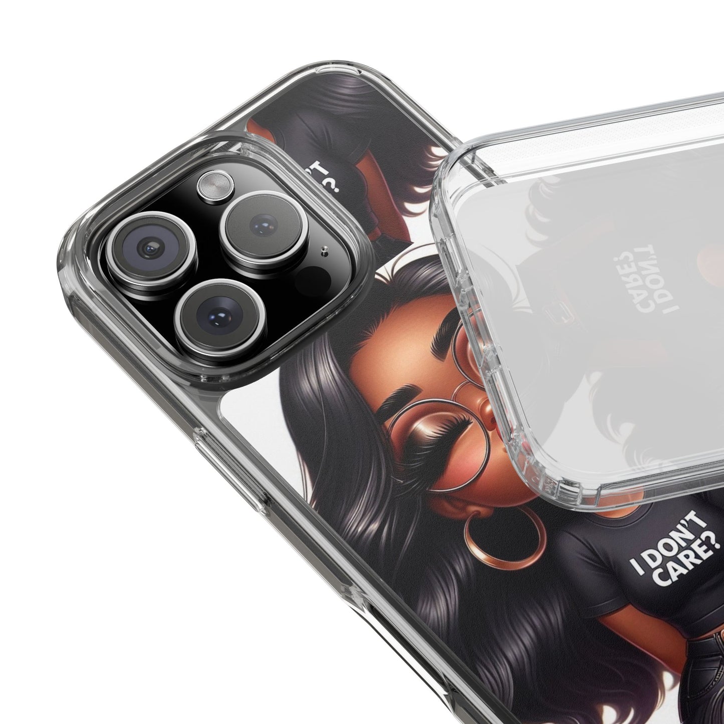 Trendy Phone Case with Attitude, Clear iPhone Cover, Fun Gift for Her, Stylish Phone Accessory, Perfect for Everyday Use