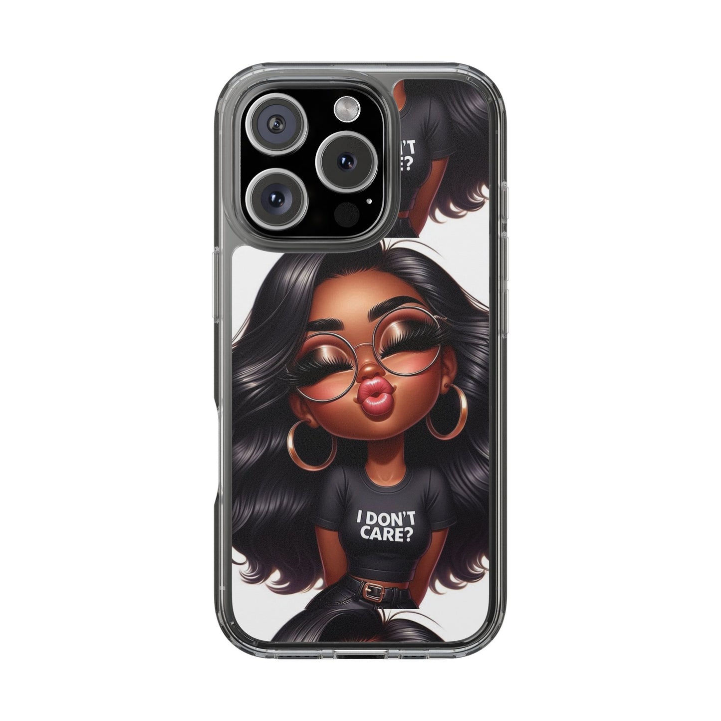 Trendy Phone Case with Attitude, Clear iPhone Cover, Fun Gift for Her, Stylish Phone Accessory, Perfect for Everyday Use