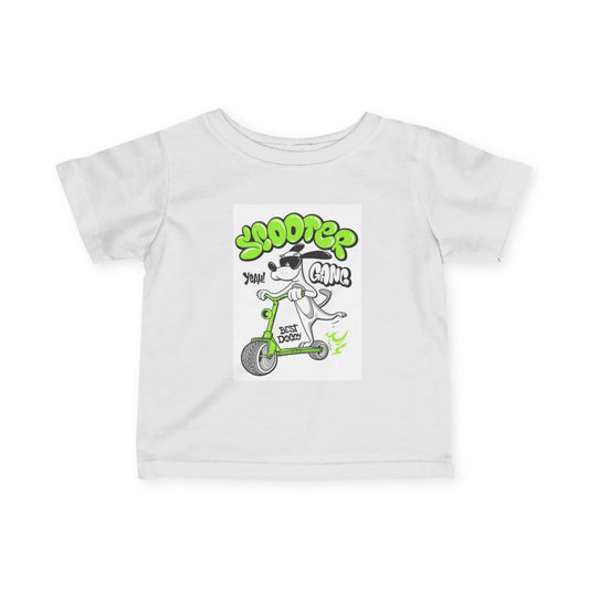 Cool Scooter Graphic Infant Tee | Toddler Shirt, Baby Gift, Kids Clothing, Birthday Surprise, Playdate Outfit