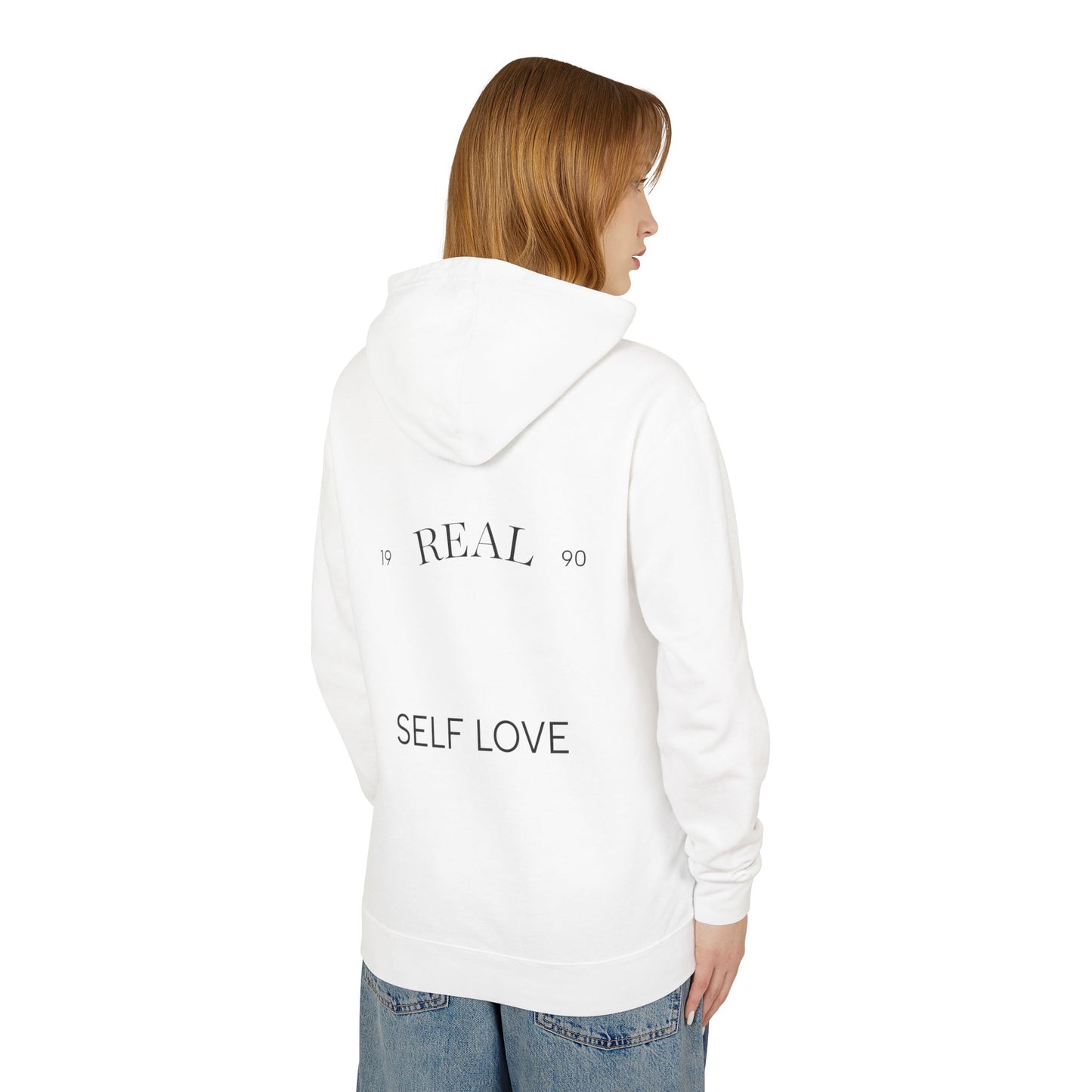 Trendy Unisex Hoodie with Artistic Design, Perfect for Self Love Days, Gift for Hip-Hop Fans, Stylish Streetwear, Cozy Layering