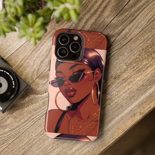 Trendy Magnetic Tough Phone Cases, Stylish Accessories, Gift for Her, Phone Protection, Fashionable Cell Cover